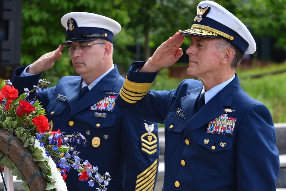 Coast Guard holds Memorial Day observance