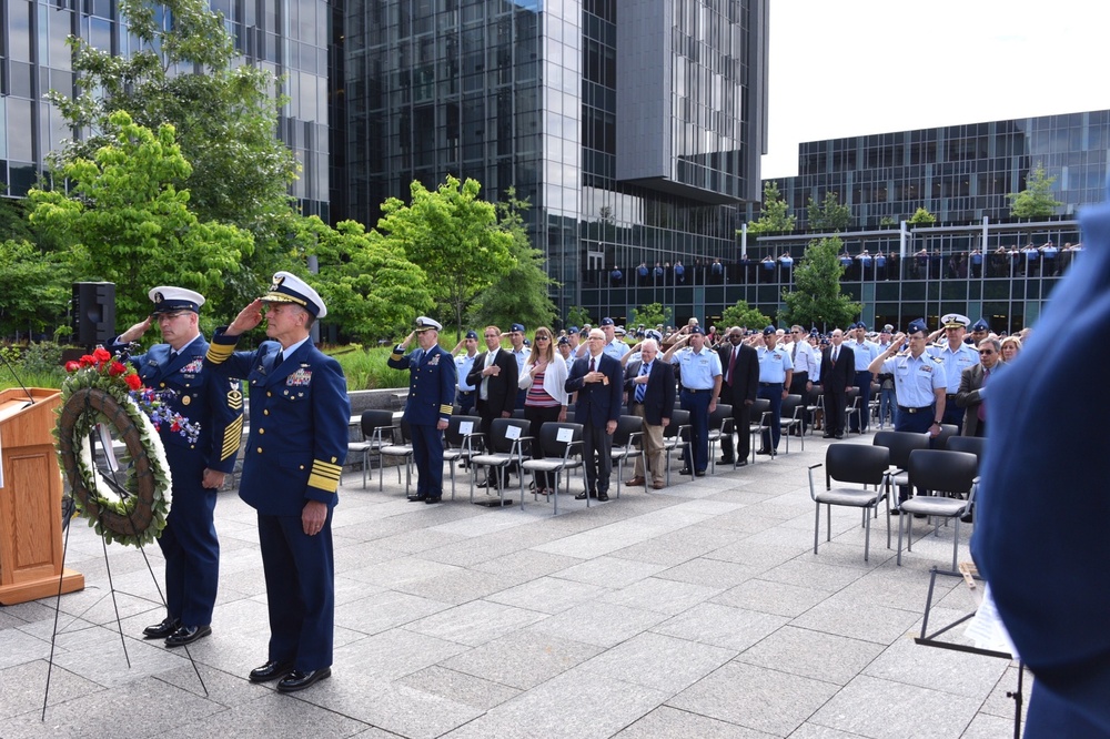 Coast Guard holds Memorial Day observance