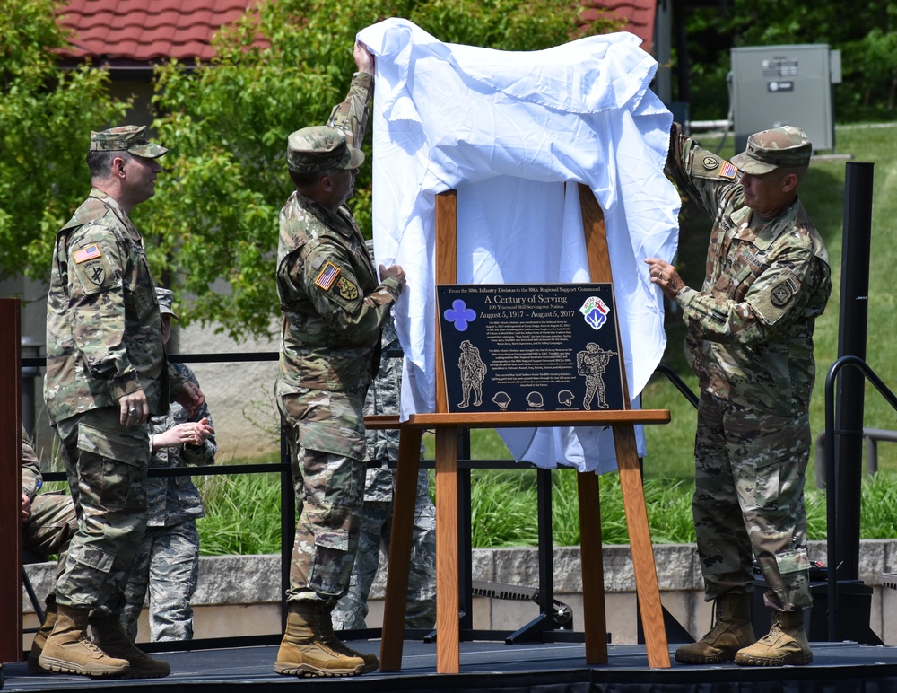 88TH RSC dedicates plaque in honor of Blue Devil’s 100 years of serving