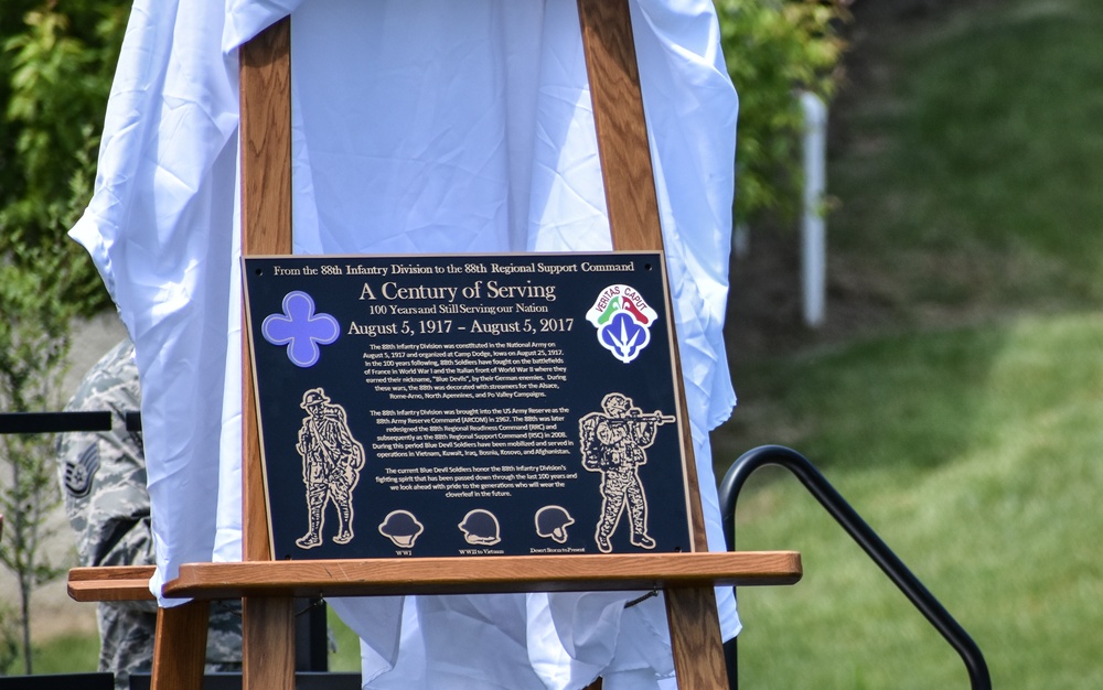 88TH RSC dedicates plaque in honor of Blue Devil’s 100 years of serving