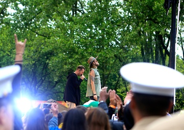 Fleet Week New York service members rock out at “Good Morning America” concert