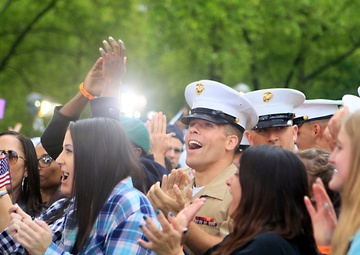 Fleet Week New York service members rock out at “Good Morning America” concert