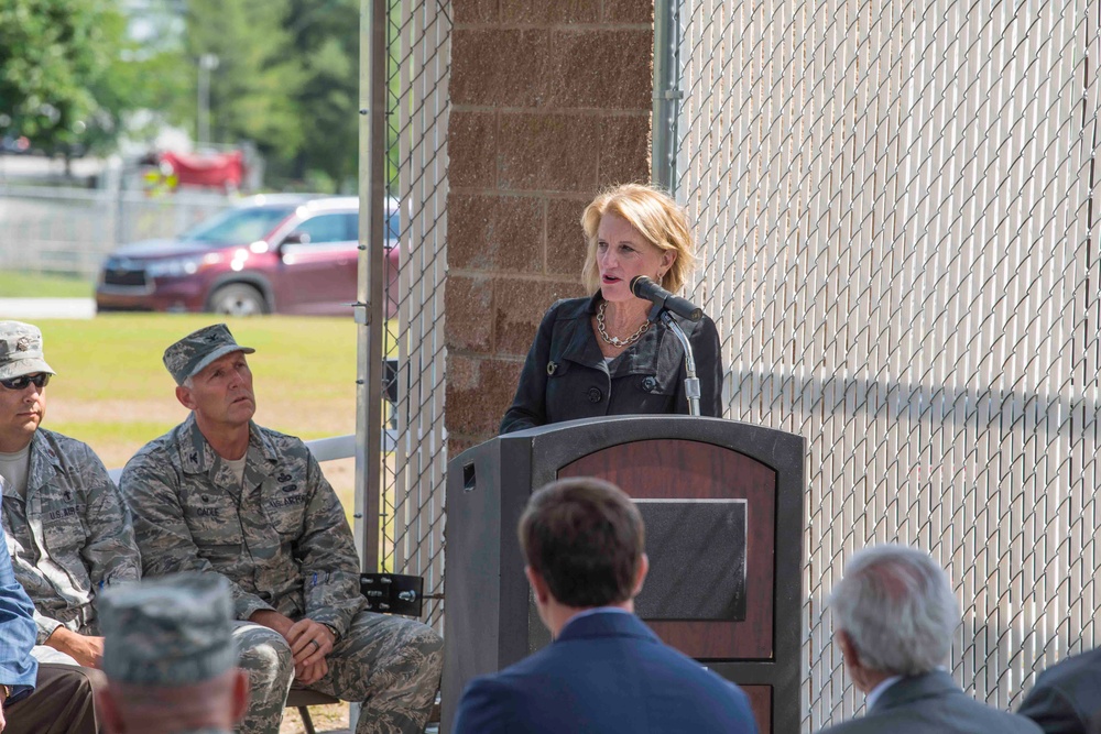 130th Airlift Wing unveils completed $3.75 million Base Entrance Project