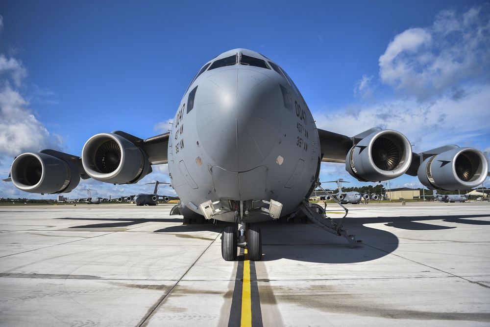 21 Charleston C-17s launch in support of Army’s All American Week