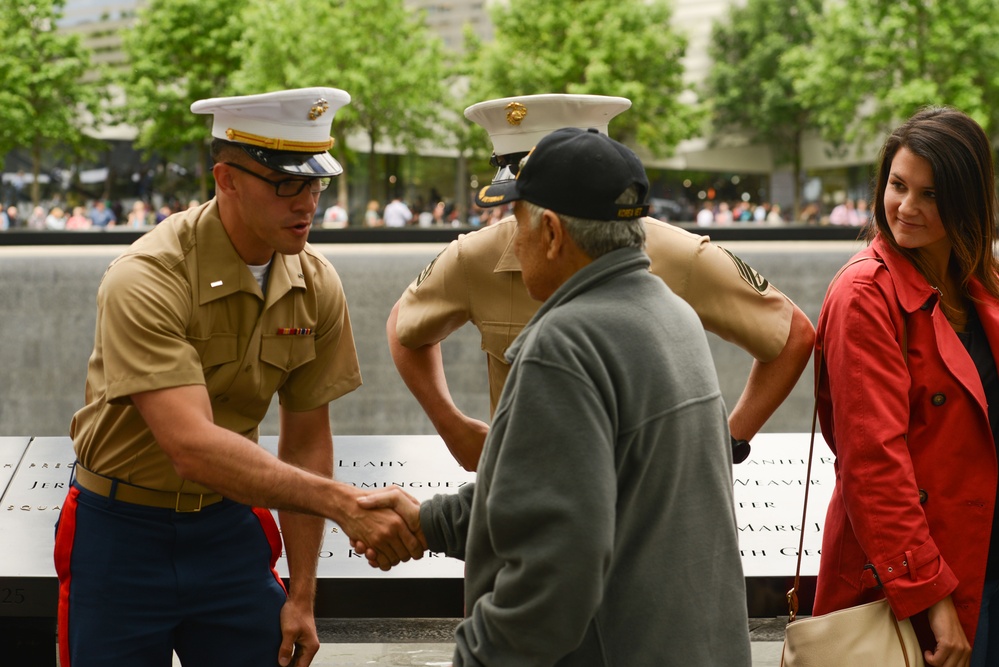 9/11 Memorial Plaza Reenlistment/Promotion Ceremony