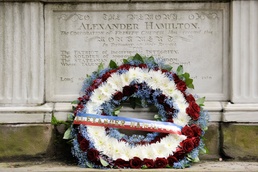 Coast Guard Cutter Hamilton with Broadway musical Hamilton honor Coast Guard founder, Alexander Hamilton in New York City