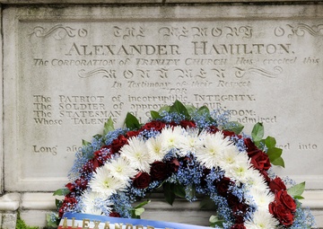 Coast Guard Cutter Hamilton, with Broadway musical Hamilton, honor Coast Guard founder, Alexander Hamilton in New York City