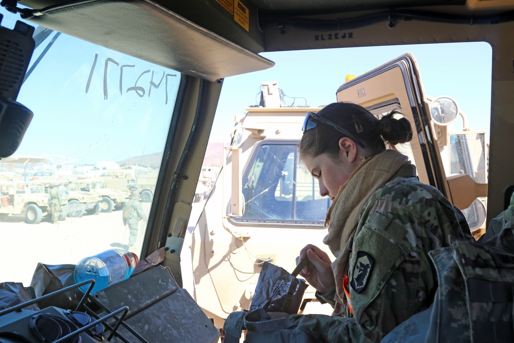 444th Chemical Company supports Soldiers training in California