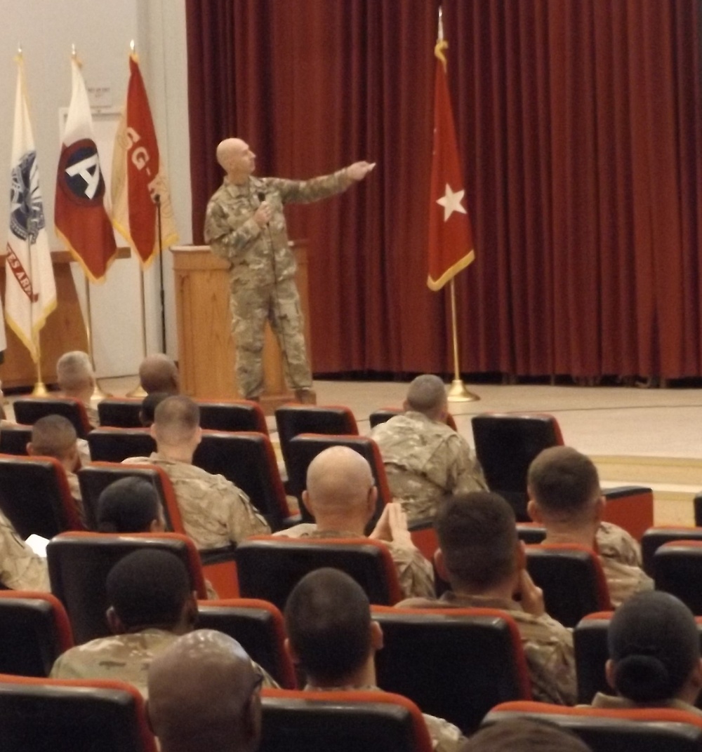 Area Support Group-Kuwait hold town hall meeting