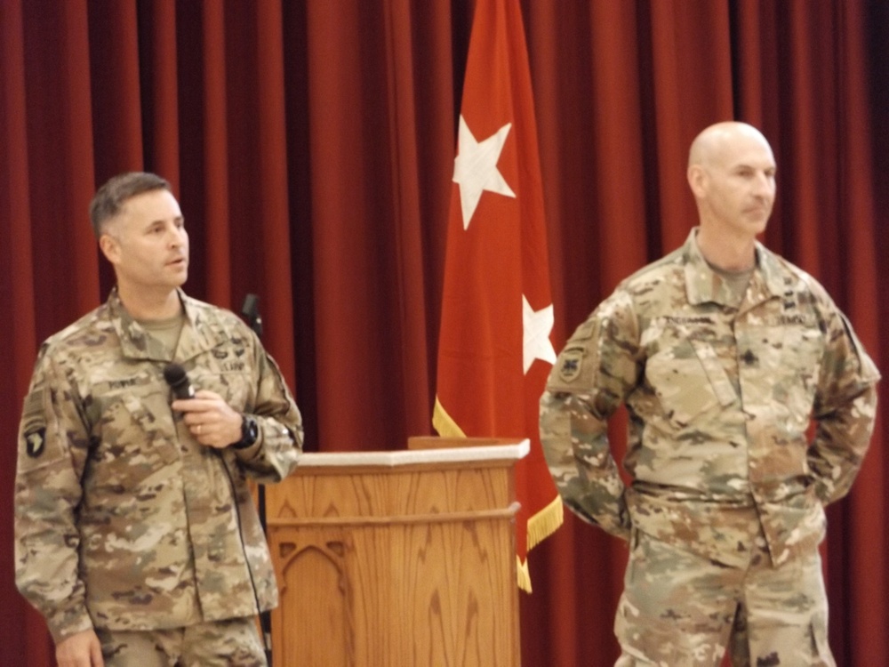 Area Support Group-Kuwait hold town hall meeting