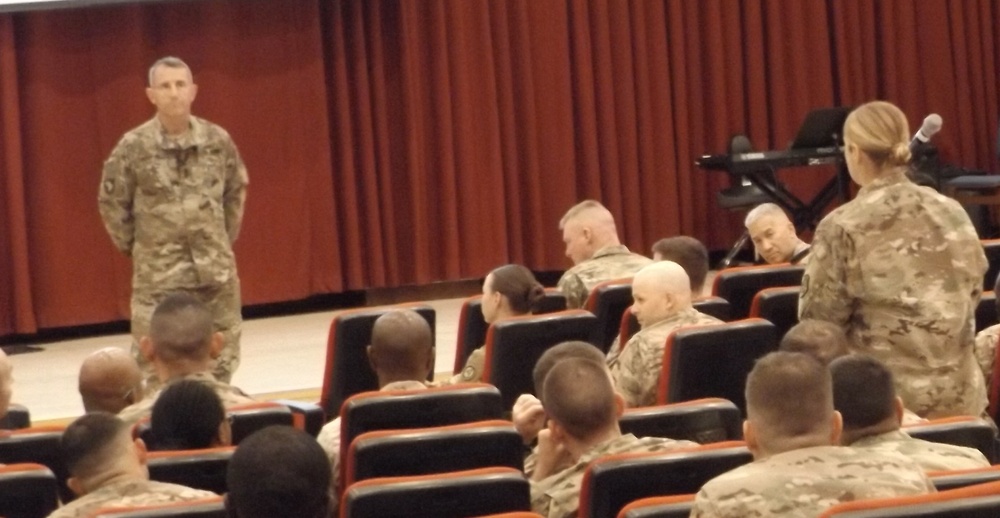 Area Support Group-Kuwait hold town hall meeting