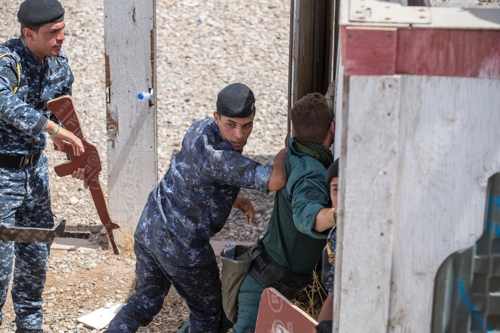 CJTF-OIR Deputy Commander reviews ISF training at the Besmaya Range Complex