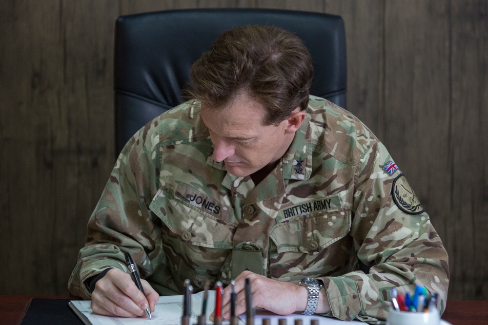 CJTF-OIR Deputy Commander reviews ISF training at the Besmaya Range Complex