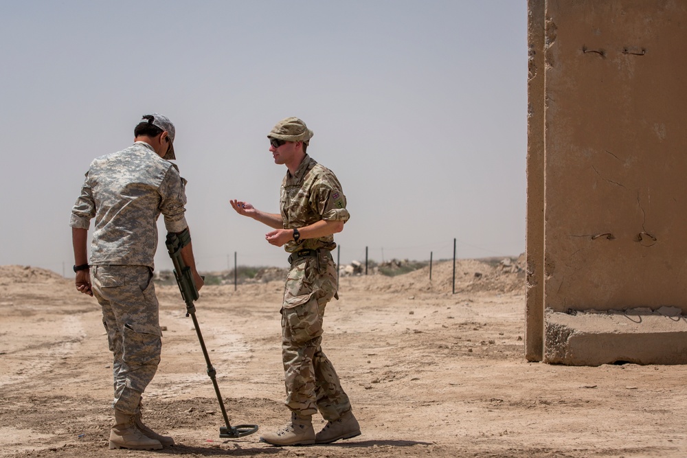 CJTF-OIR Deputy Commander reviews ISF training at the Besmaya Range Complex