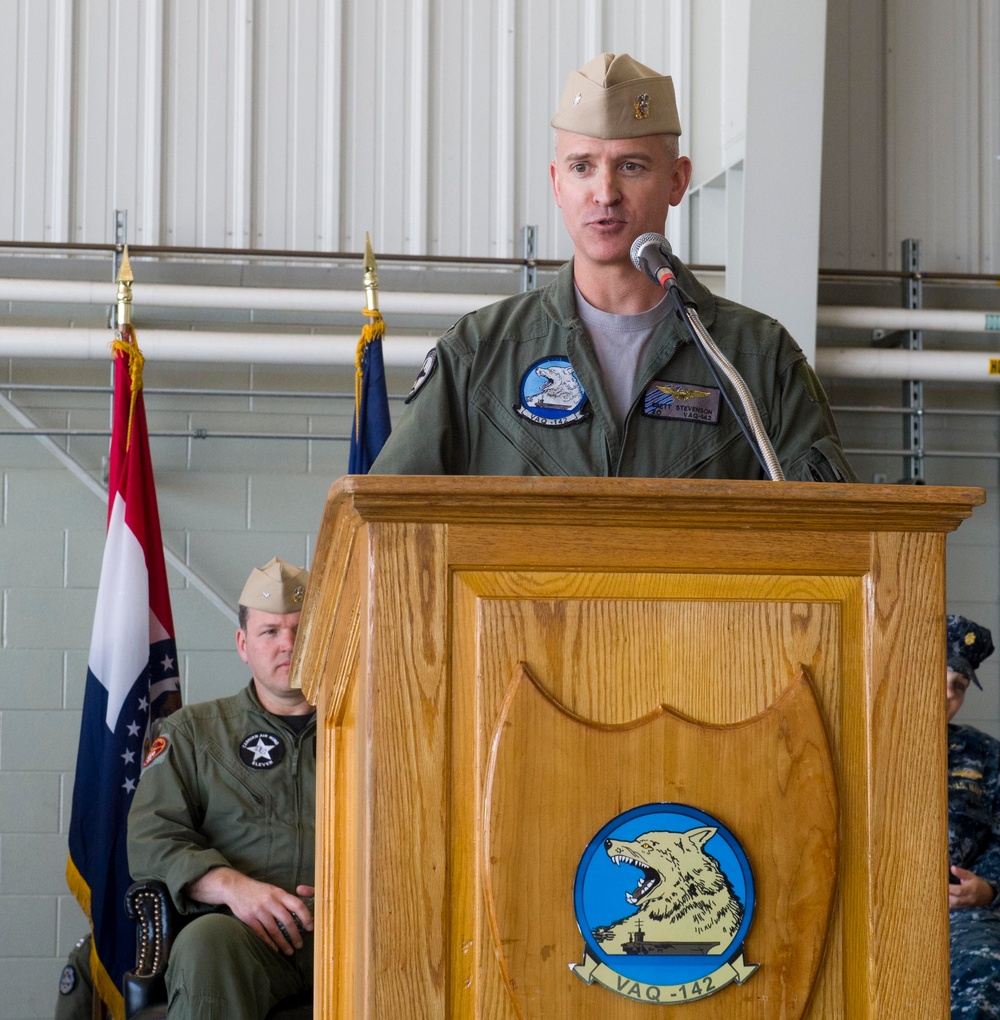 VAQ-142 Change of Command Ceremony