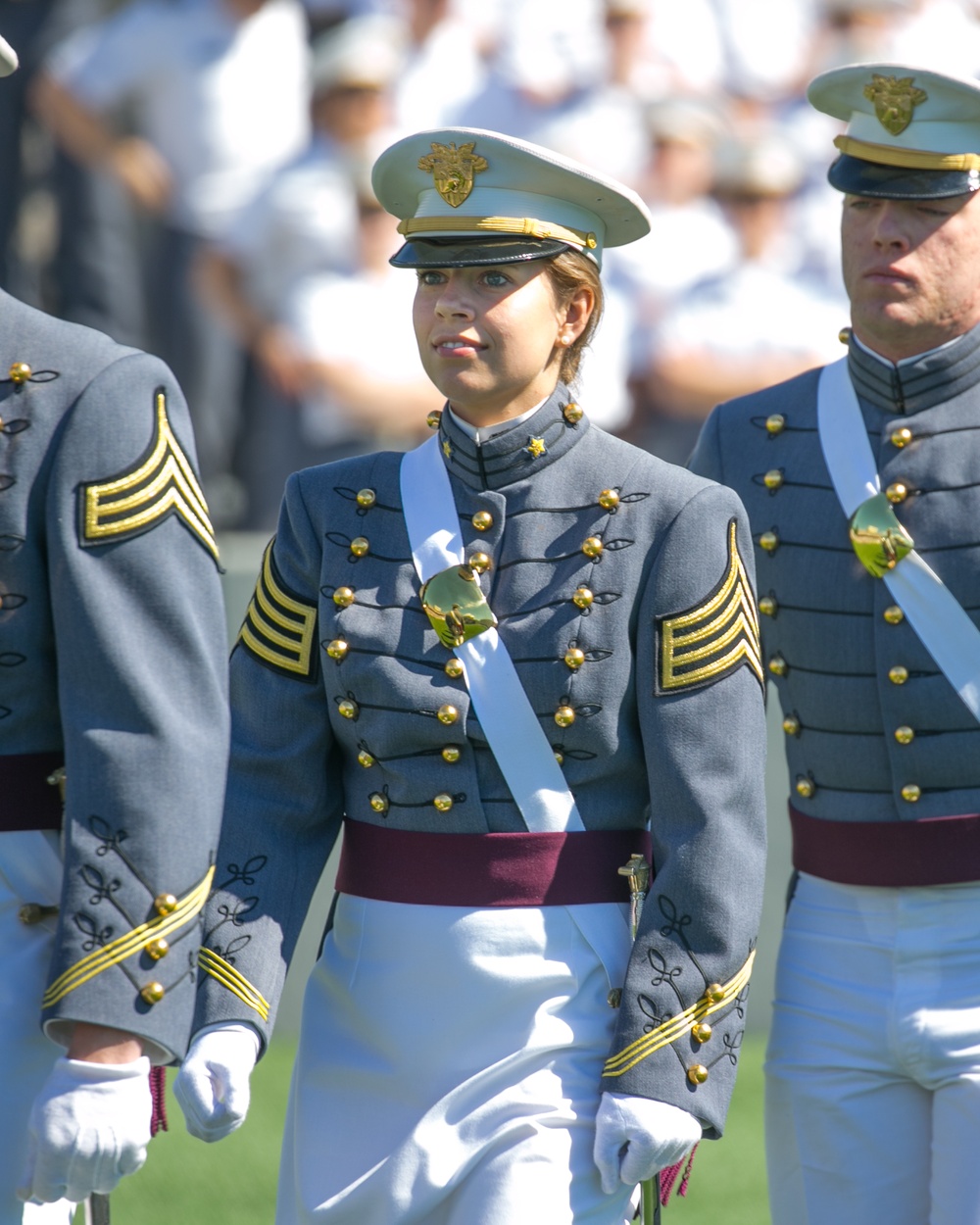 USMA Class of 2017 enters Michie Stadium for commencement