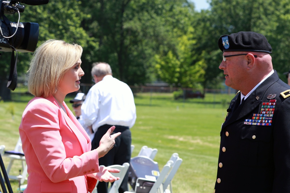 Commander of Illinois Army National Guard Honors Lincoln's National Guard Service
