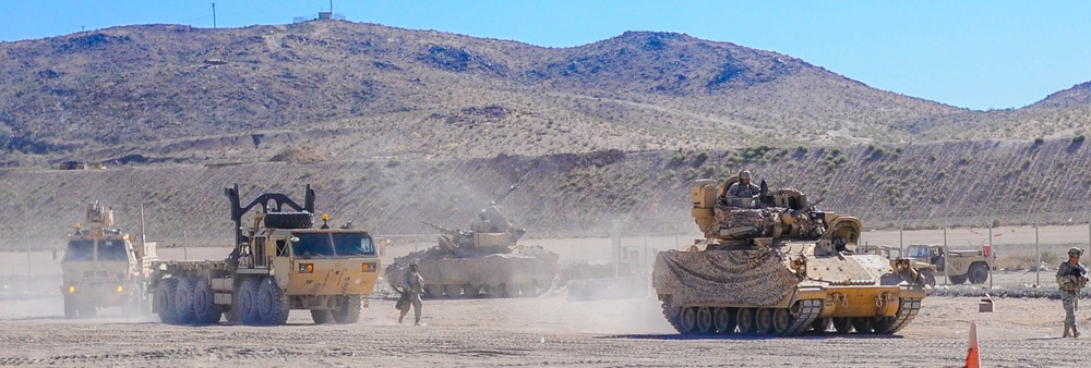 Tactical Vehicles Roll through LSA Warrior