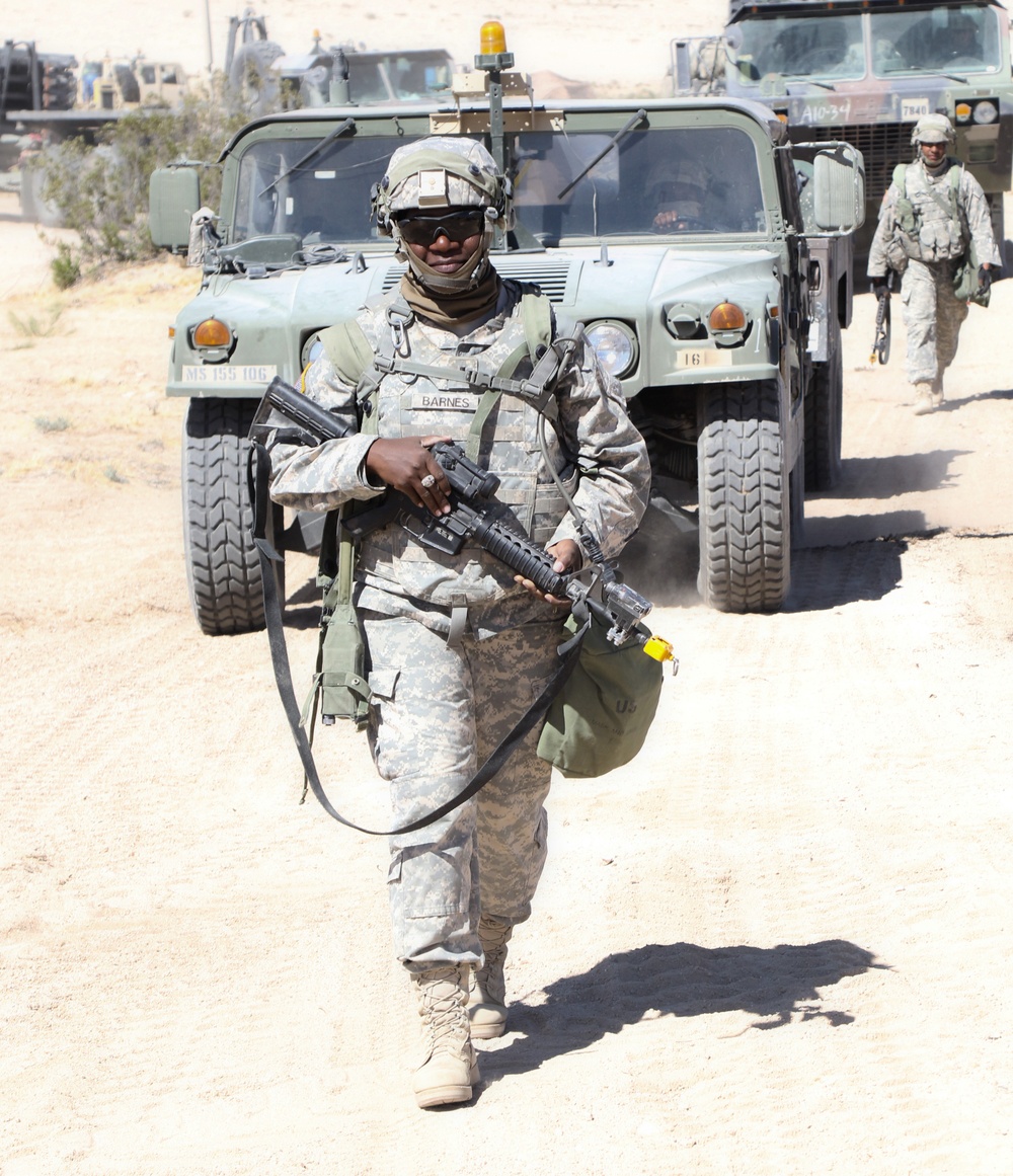 106th Support Battalion Sets Up Operational Area