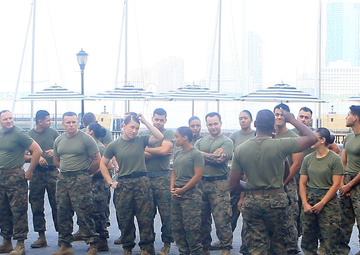 Fleet Week New York service members participate in Freedom Run
