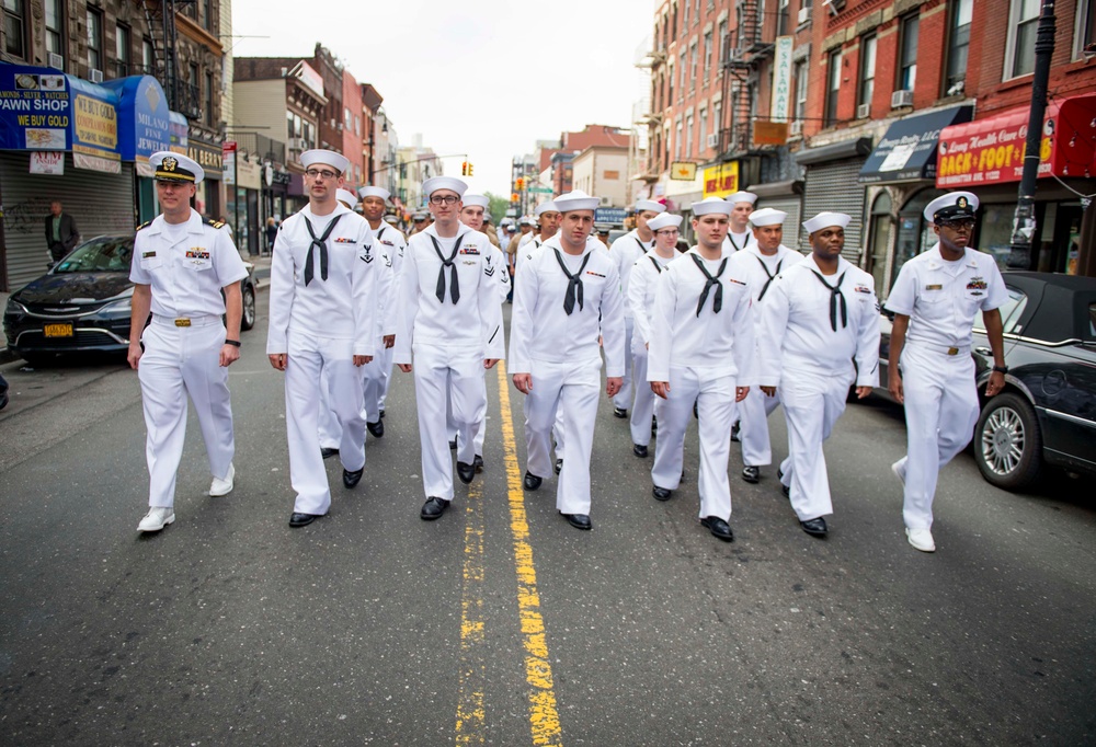 Greenpoint Veterans Memorial Parade Fleet Week New York