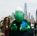 Stewie Meets Visitors in Liberty State Park