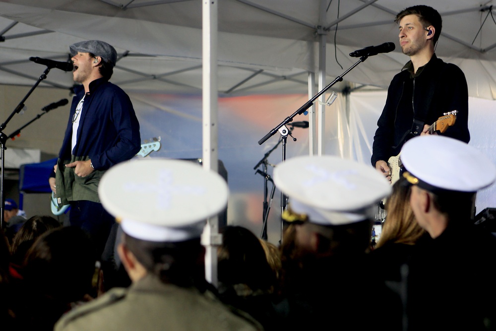 Fleet Week New York service members attend “The Today Show Citi Concert Series” with Niall Horan