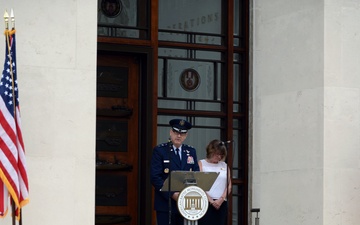 U.S. Service members honor the fallen during Madingley Memorial Day Ceremony