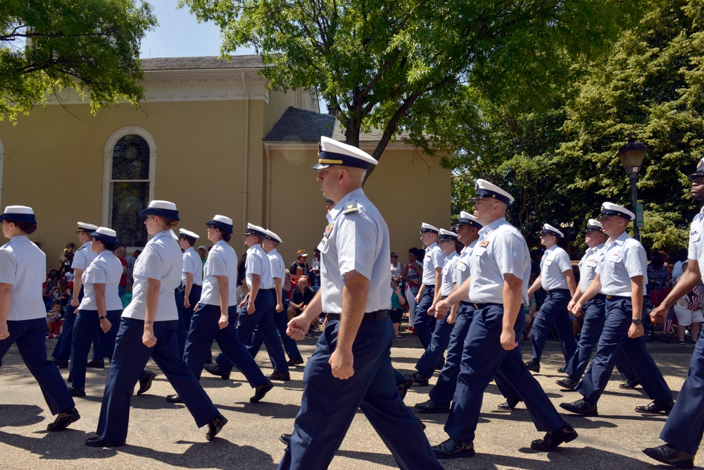 Coast Guard marches in Portsmouth, VA, Memorial Day Parade