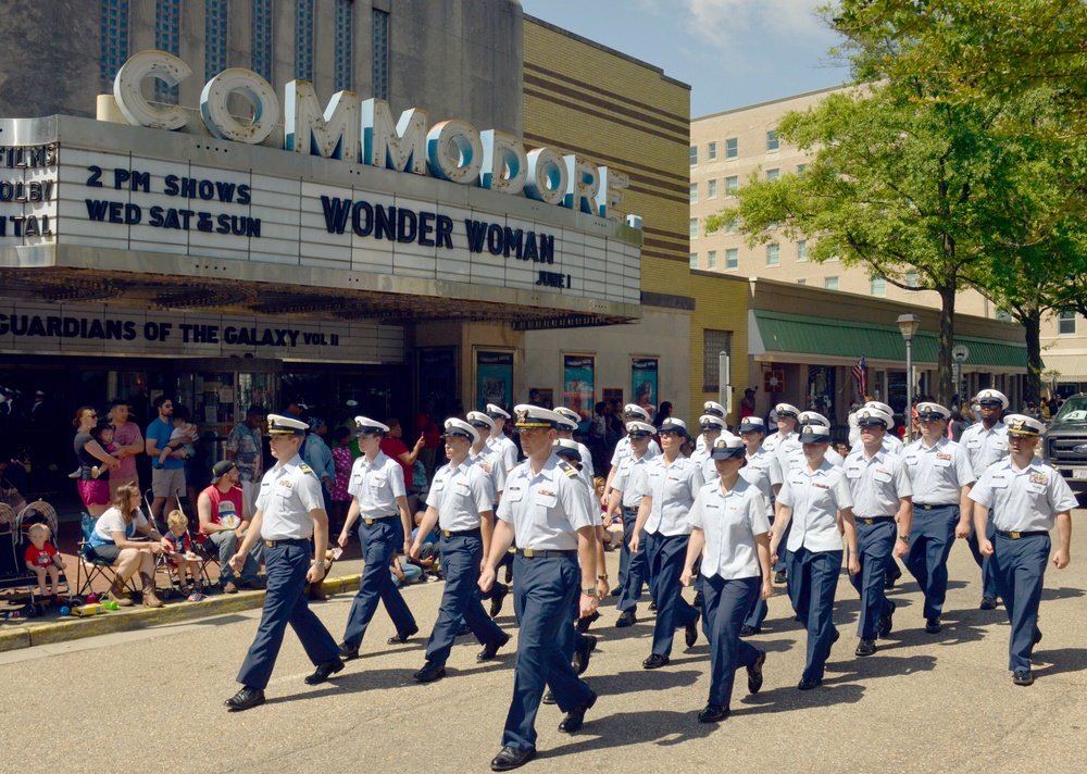 Coast Guard marches in Portsmouth, VA, Memorial Day Parade