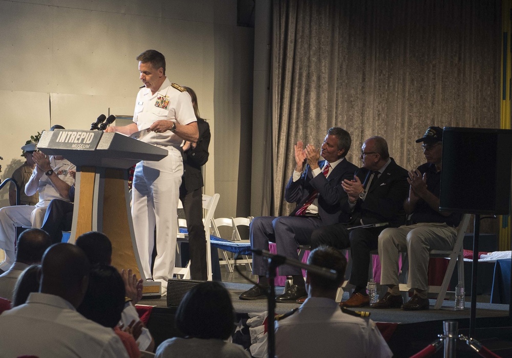 Intrepid Memorial Day Ceremony