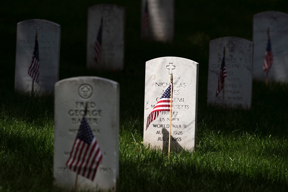 Trump, Pence, Mattis and Dunford Visit Arlington National Cemetery