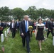 President Donald J. Trump and Vice President Mike Pence Visit Section 60 of Arlington National Cemetery