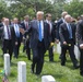 President Donald J. Trump and Vice President Mike Pence Visit Section 60 of Arlington National Cemetery