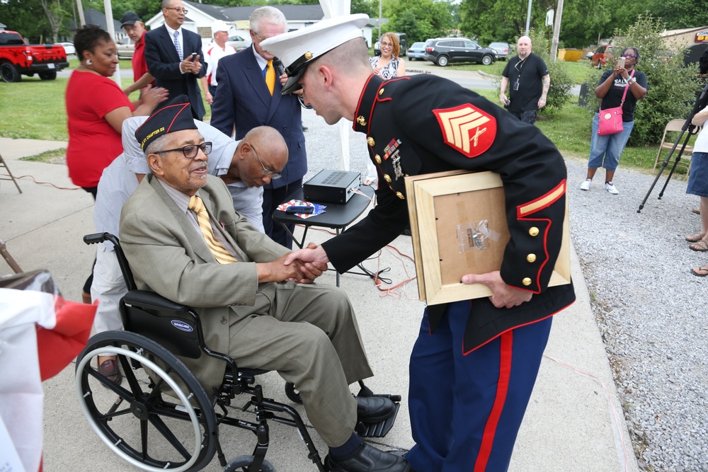 Marines honor Montford Point Marines, service members in small southern Illinois town