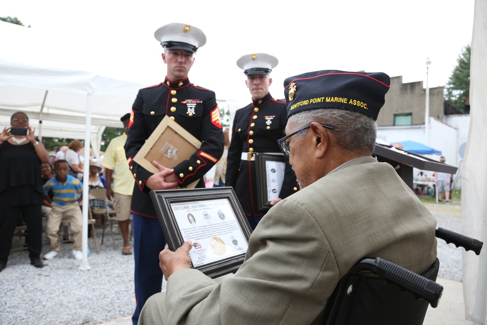 Marines honor Point Marines, service members in small southern Illinois town