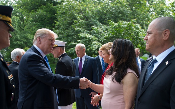 President Donald J. Trump Visits Arlington National Cemetery for Memorial Day