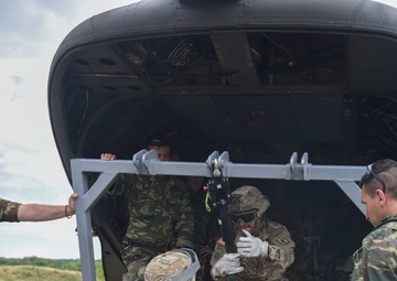 Sky Soldiers Fast Rope from Greek Helicopter