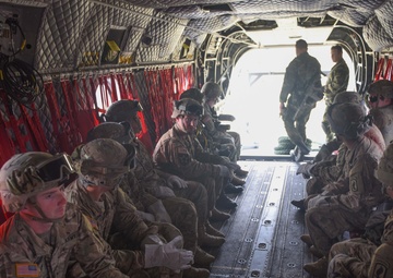 Sky Soldiers Fast Rope from Greek Helicopter