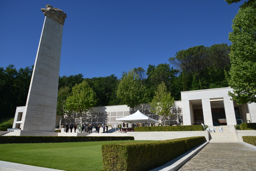 Memorial Day Ceremony at Florence American Cemetery, 2017