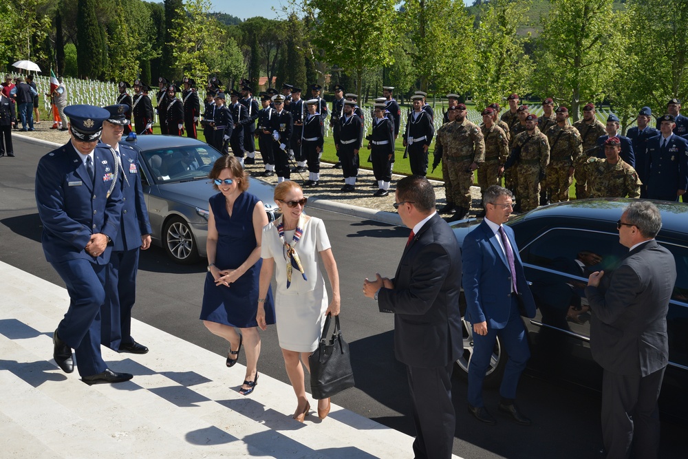 Memorial Day Ceremony at Florence American Cemetery, 2017