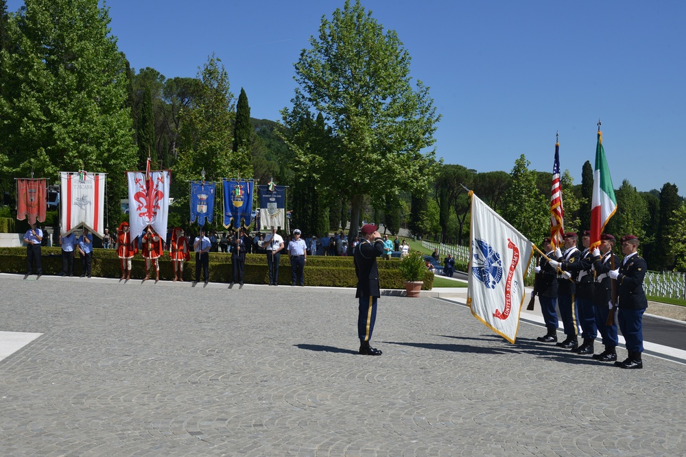 Memorial Day Ceremony at Florence American Cemetery, 2017