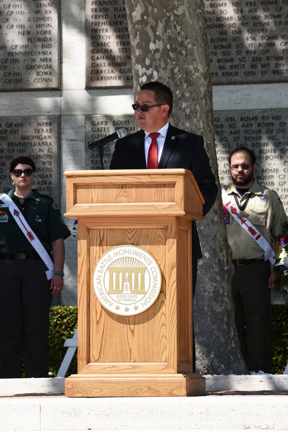 Memorial Day Ceremony at Florence American Cemetery, 2017