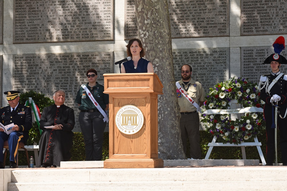 Memorial Day Ceremony at Florence American Cemetery, 2017