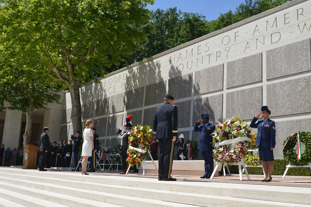 Memorial Day Ceremony at Florence American Cemetery, 2017