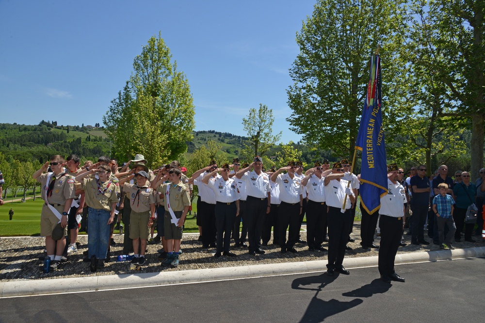 Memorial Day Ceremony at Florence American Cemetery, 2017