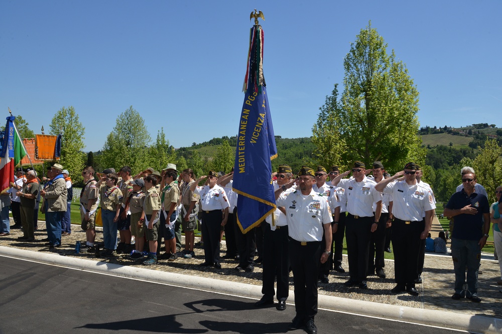 Memorial Day Ceremony at Florence American Cemetery, 2017