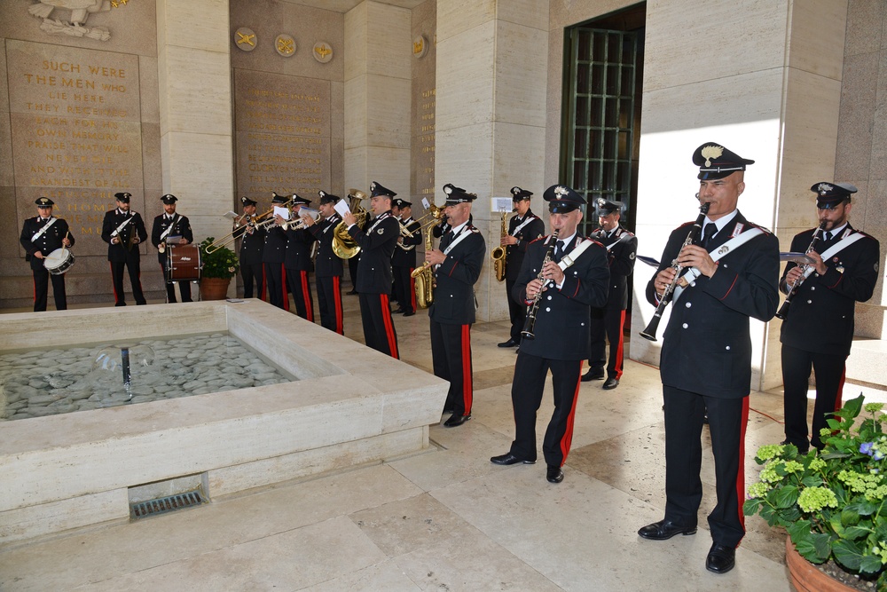 Memorial Day Ceremony at Florence American Cemetery, 2017