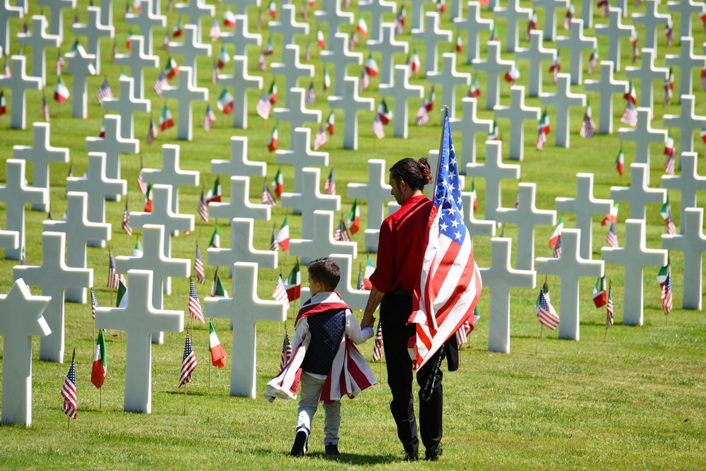 Memorial Day Ceremony at Florence American Cemetery, 2017