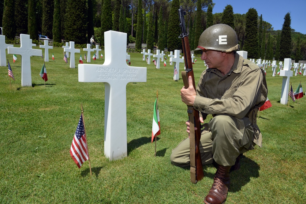 Memorial Day Ceremony at Florence American Cemetery, 2017